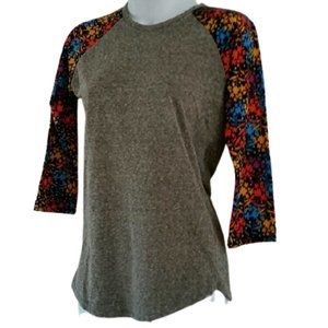 LulaRoe floral Randy top size XXS